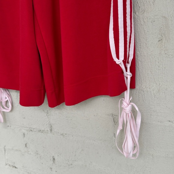 Anthropologie Find Me Now Basketball Bermuda Shorts Red Size Small - Picture 8 of 14